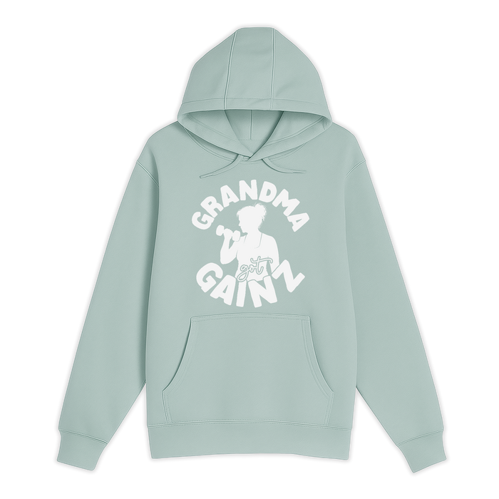 Unisex Small SEA FOAM Pullover Hooded Sweatshirt