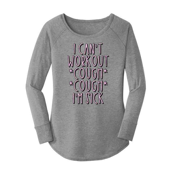Womens X-Small Grey Long Sleeve Tunic Tee