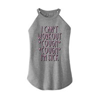 Womens X-Small Grey Rocker Tank Top