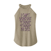 Womens X-Small Sand Rocker Tank Top