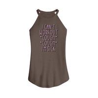 Womens X-Small Brown Tank Top