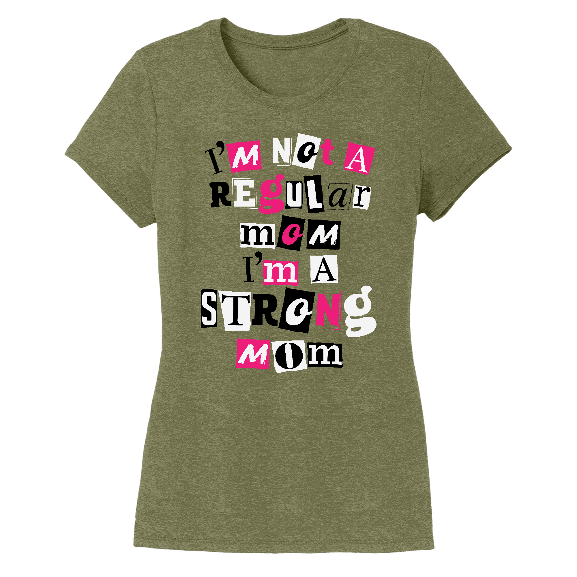 Womens X-Small Military Green Style_T-Shirt