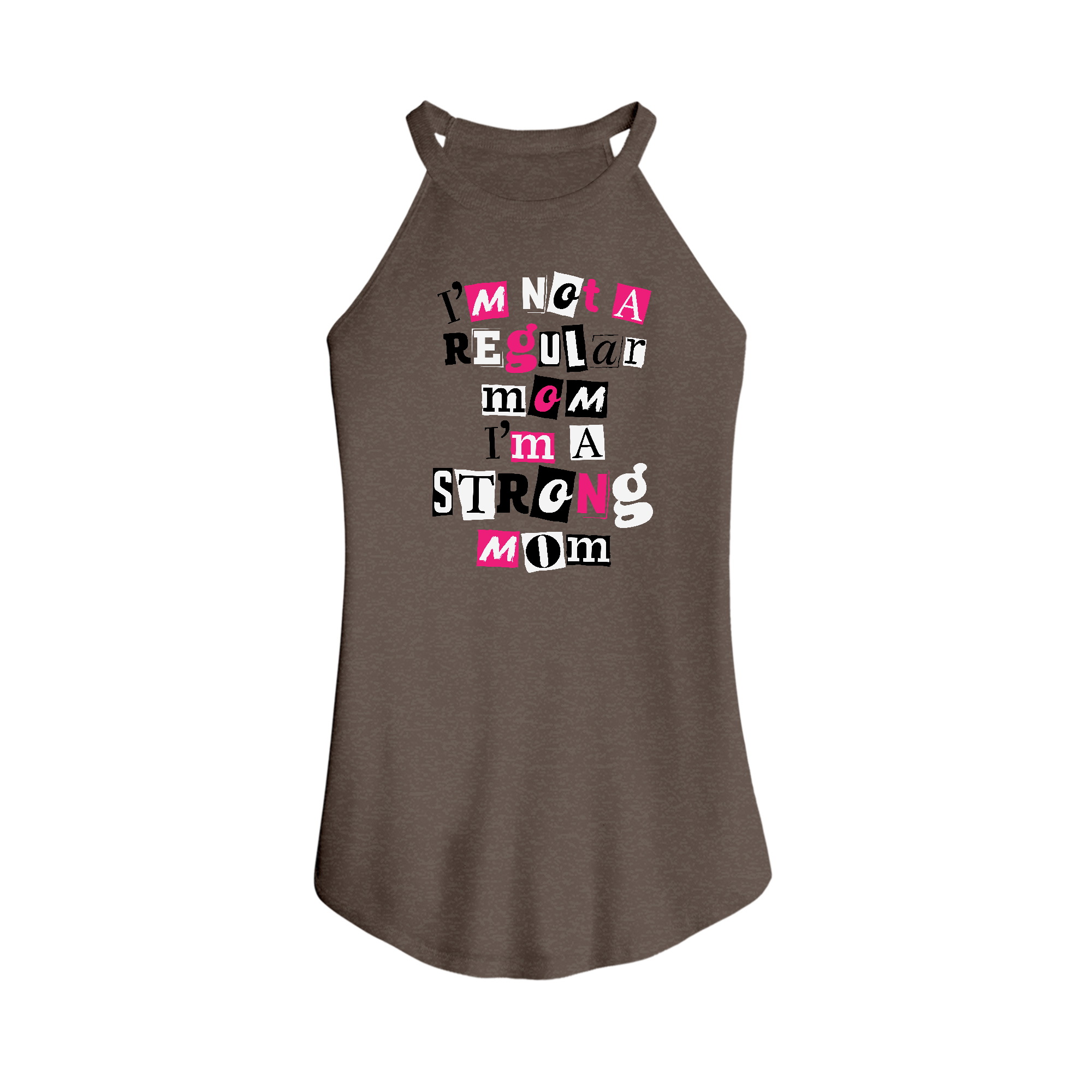 Womens X-Small Brown Tank Top