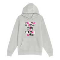 Unisex Small Oatmeal Pullover Hooded Sweatshirt