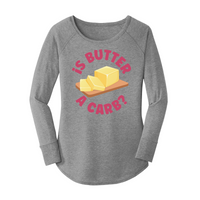 Womens X-Small Grey Long Sleeve Tunic Tee