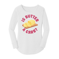 Womens X-Small White Long Sleeve Tunic Tee