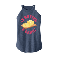 Womens X-Small Navy Heather Rocker Tank Top