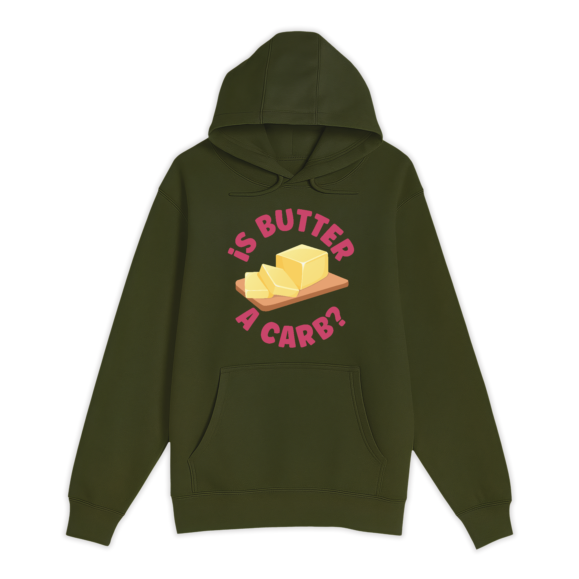 Unisex Small Army Pullover Hooded Sweatshirt