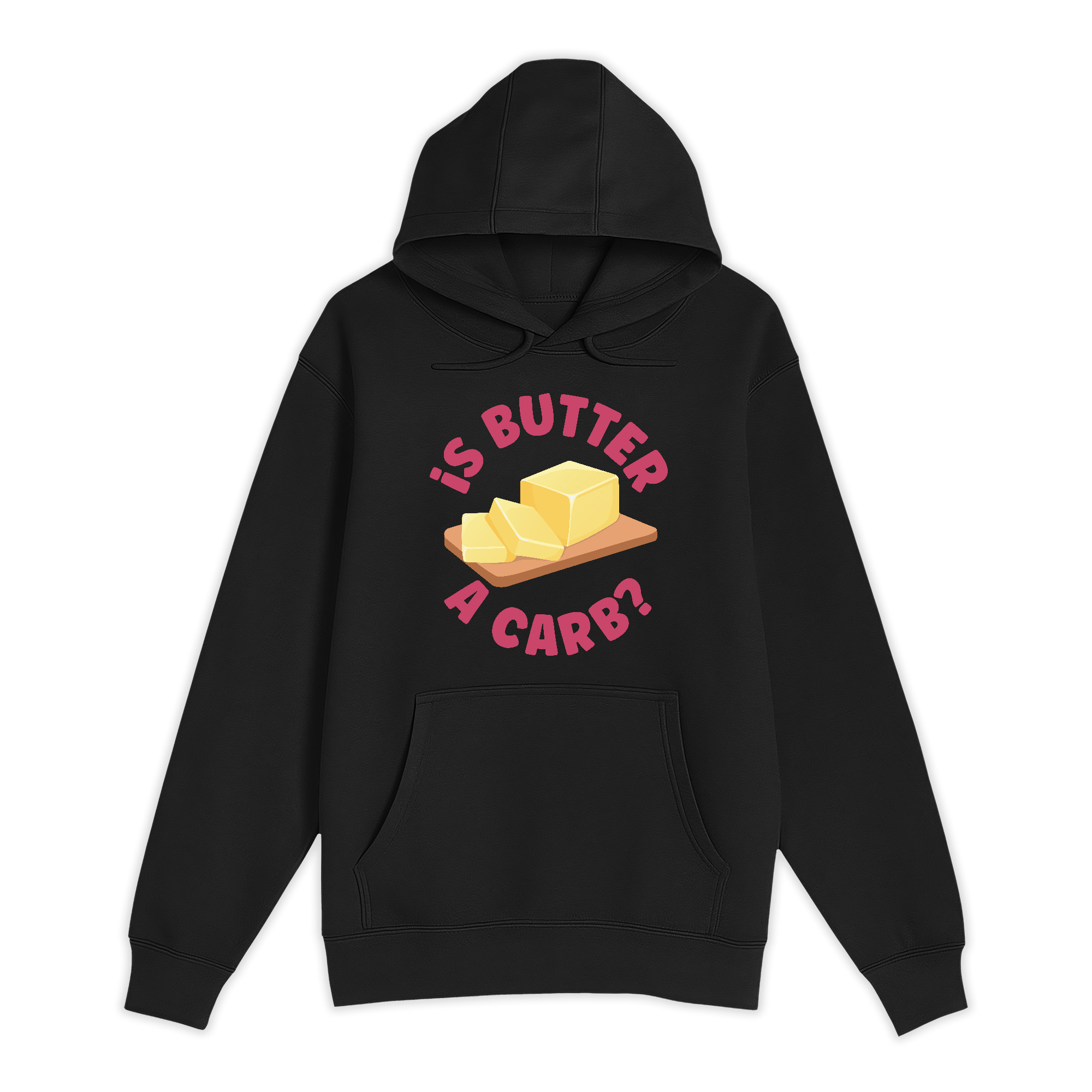 Unisex Small Black Pullover Hooded Sweatshirt