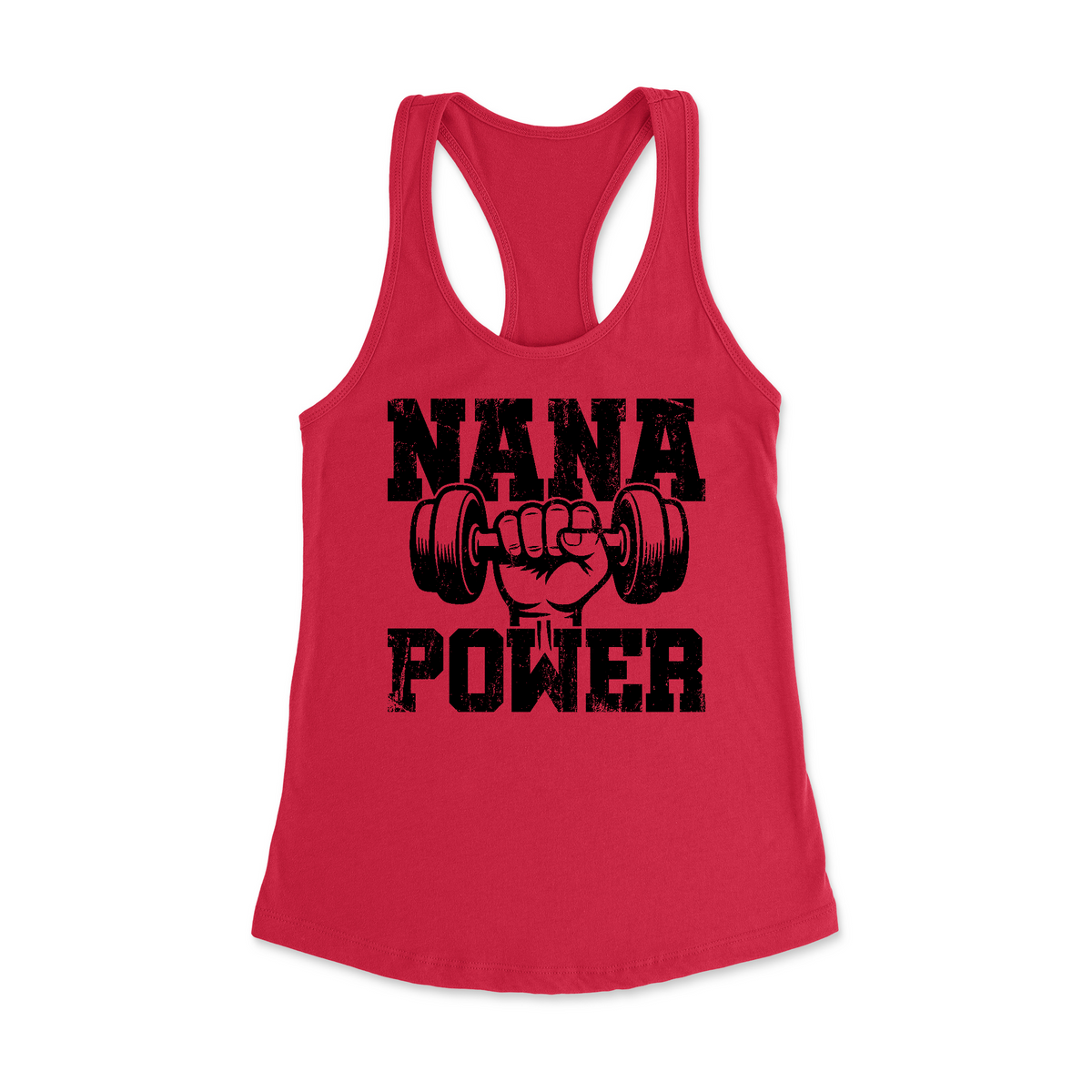 Fitness Tee Co. | Nana Power Ideal Racerback Tank | Stay comfortable ...