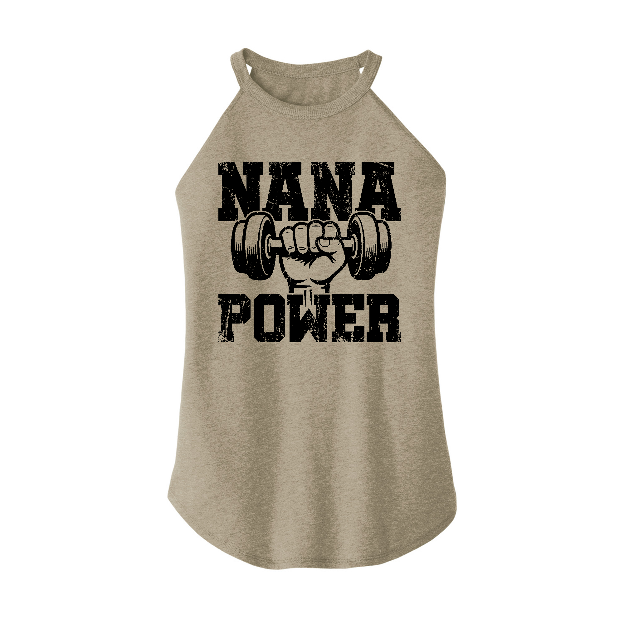 Womens X-Small Sand Rocker Tank Top