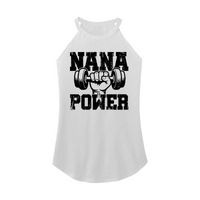 Womens X-Small White Rocker Tank Top