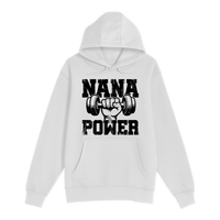 Unisex Small White Pullover Hooded Sweatshirt