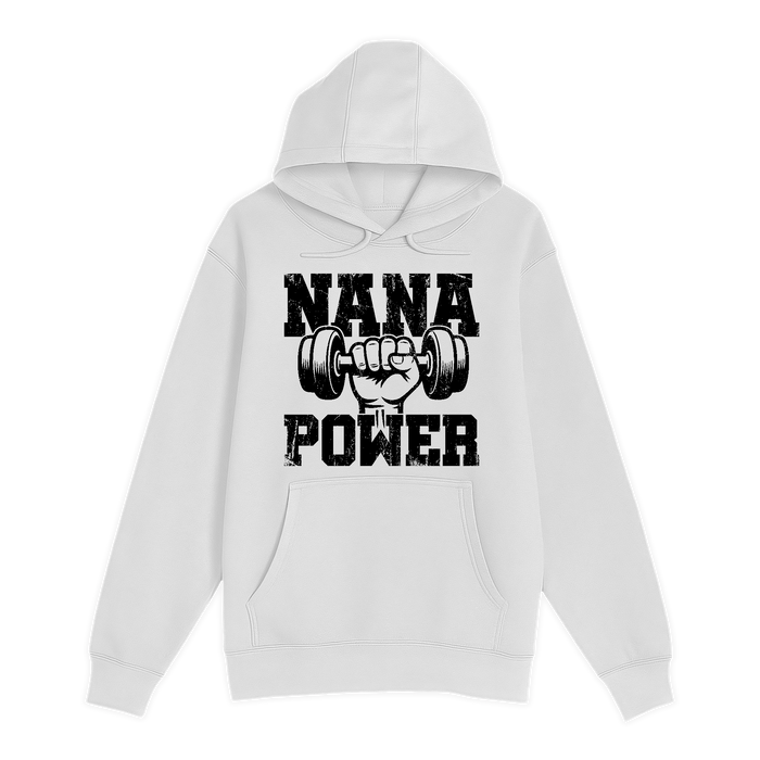 Unisex Small White Pullover Hooded Sweatshirt