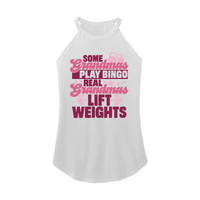 Womens X-Small White Rocker Tank Top