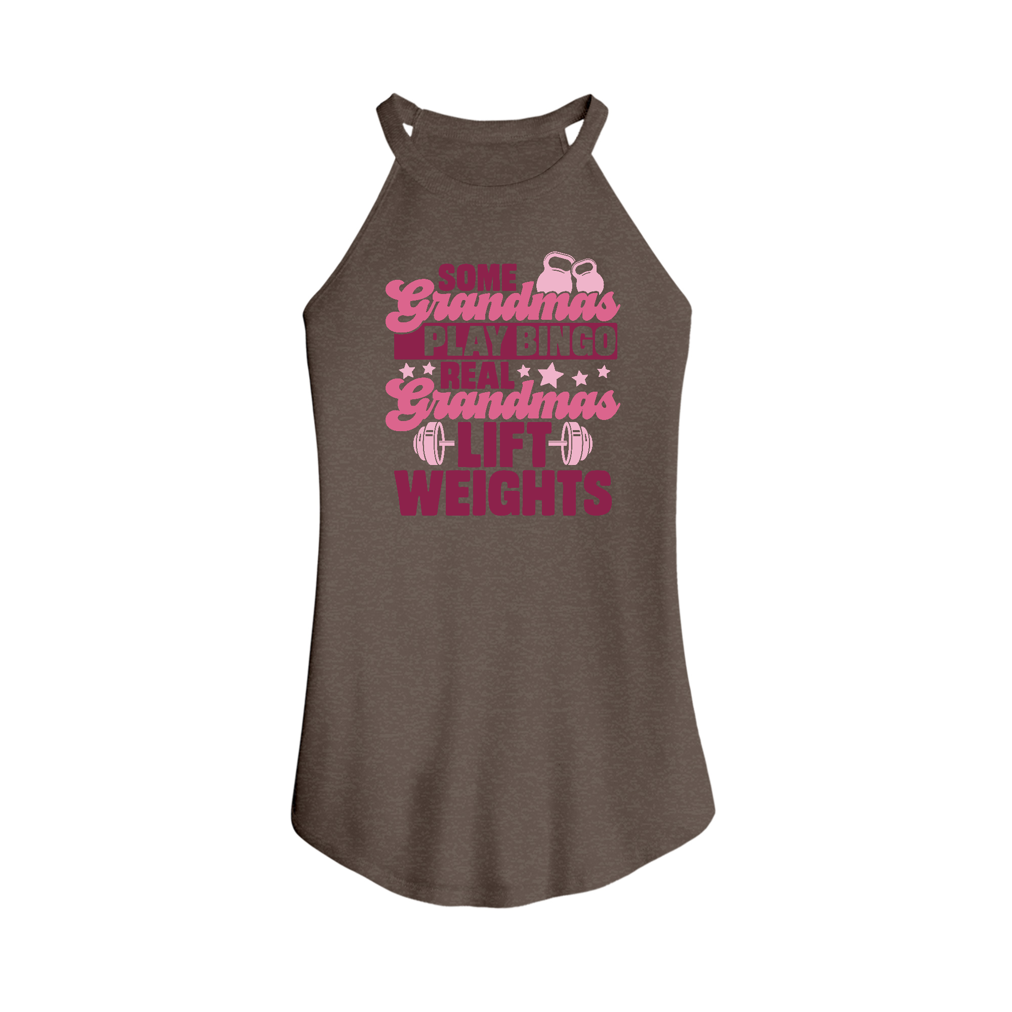 Womens X-Small Brown Tank Top