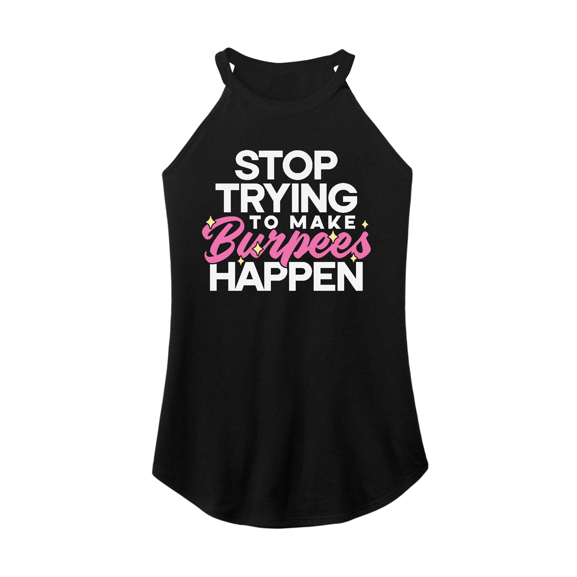 Womens X-Small Black Rocker Tank Top