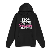Unisex Small Black Pullover Hooded Sweatshirt