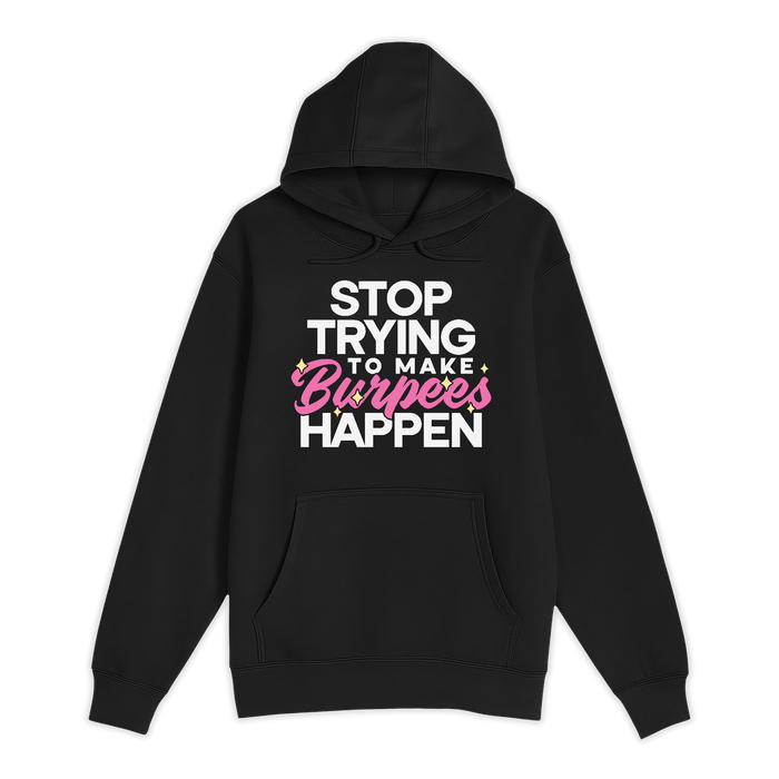 Unisex Small Black Pullover Hooded Sweatshirt