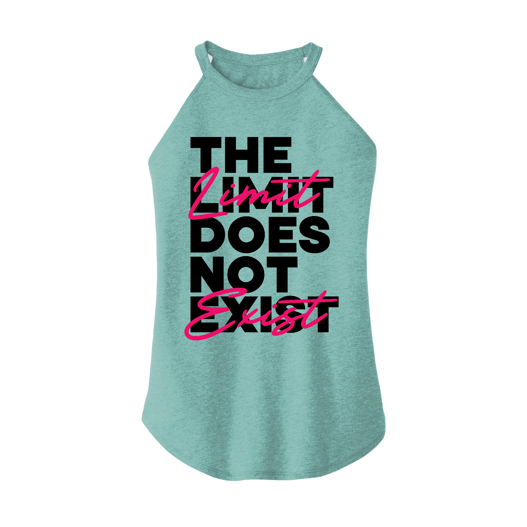 Womens X-Small Teal Rocker Tank Top