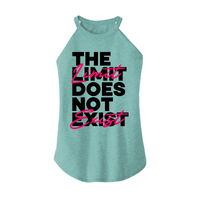 Womens X-Small Teal Rocker Tank Top