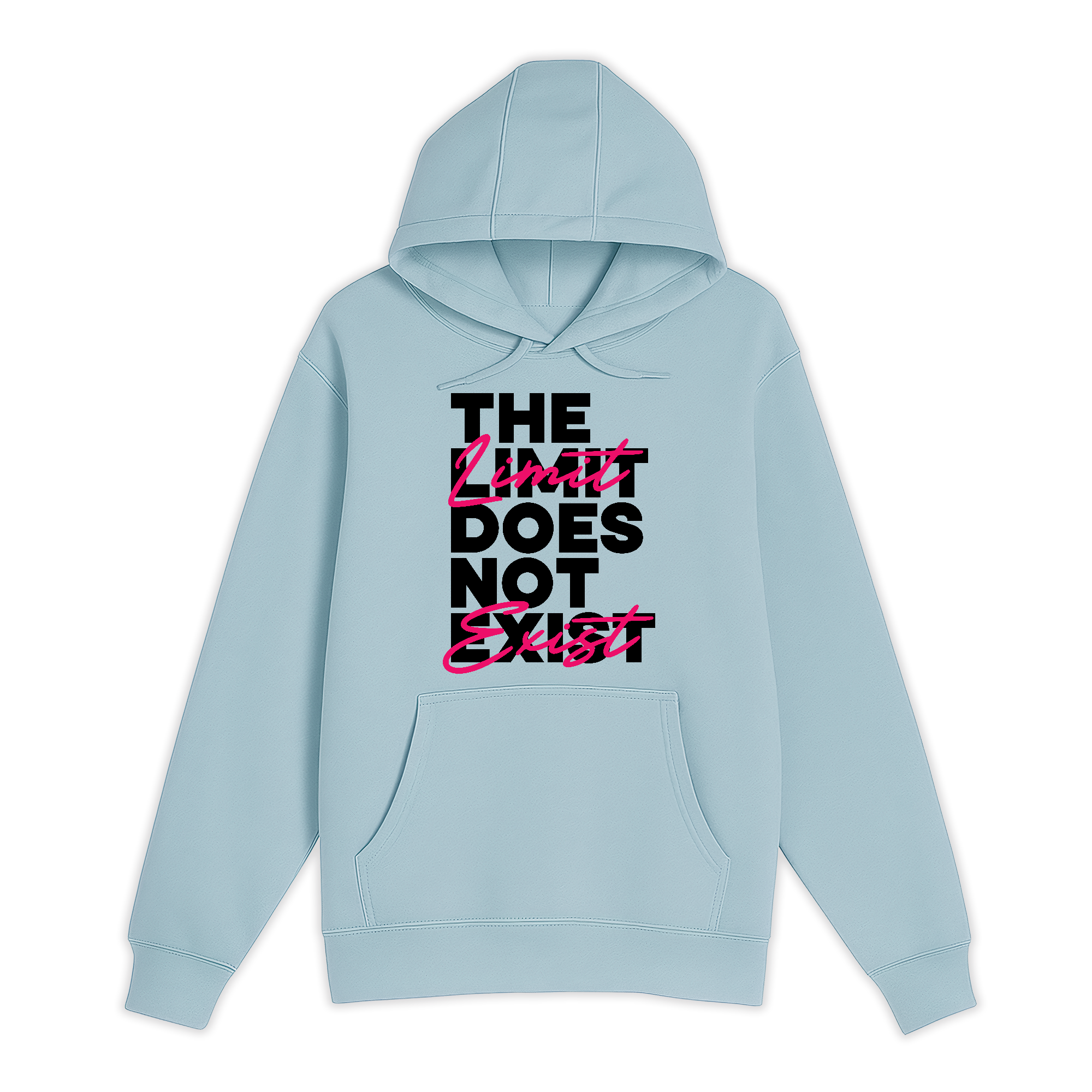 Unisex Small Blue Mist Pullover Hooded Sweatshirt