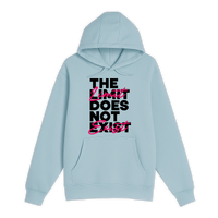 Unisex Small Blue Mist Pullover Hooded Sweatshirt