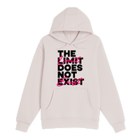 Unisex Small Light Pink Pullover Hooded Sweatshirt