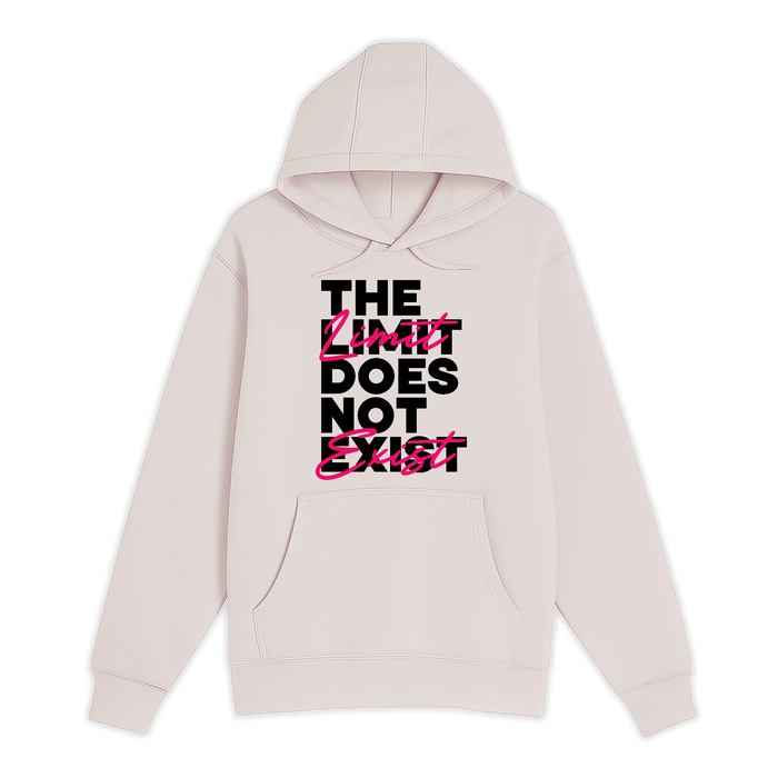 Unisex Small Light Pink Pullover Hooded Sweatshirt