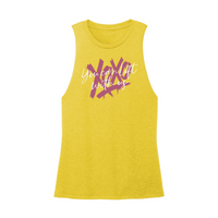 Womens X-Small Yellow Muscle Tank