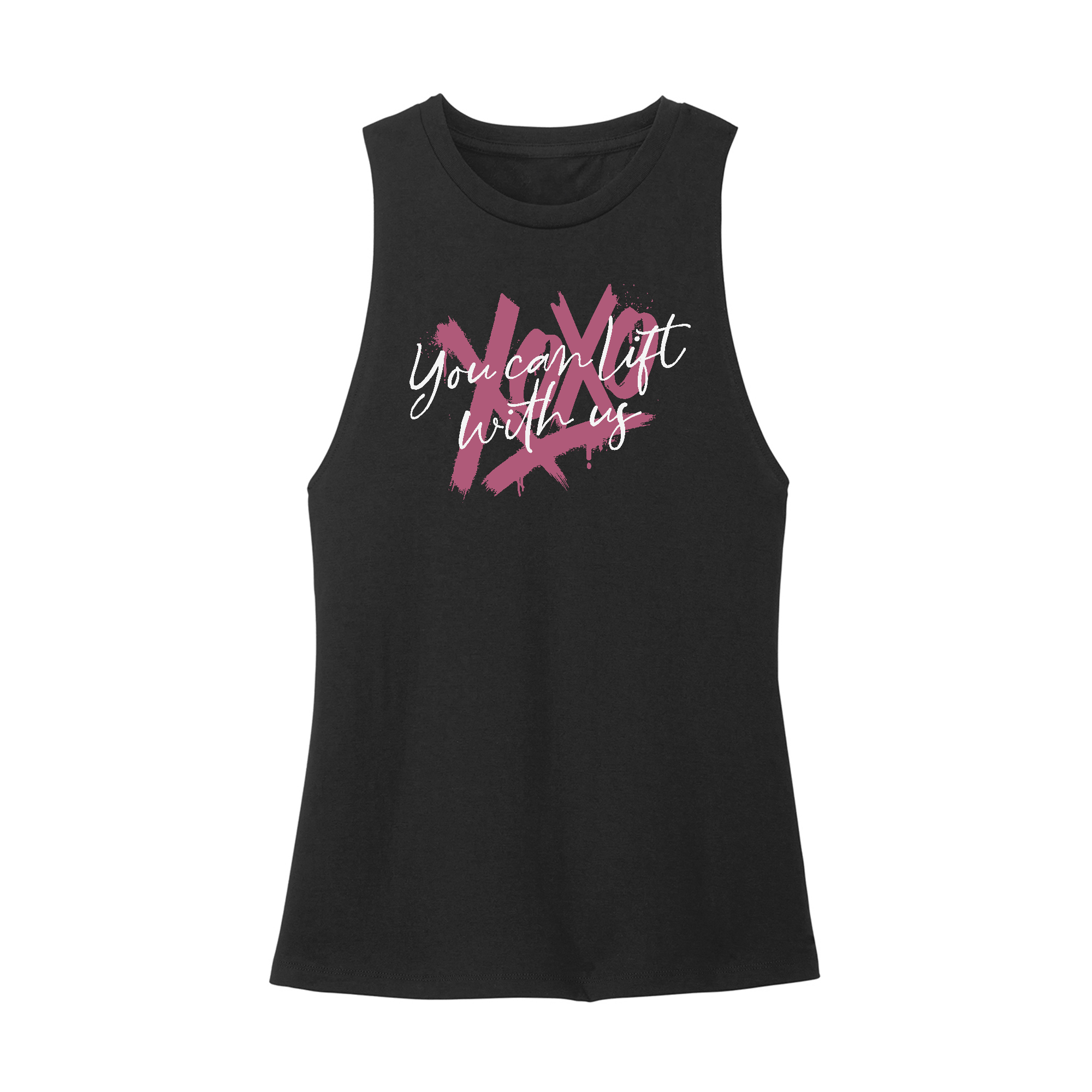 Womens X-Small Black Muscle Tank