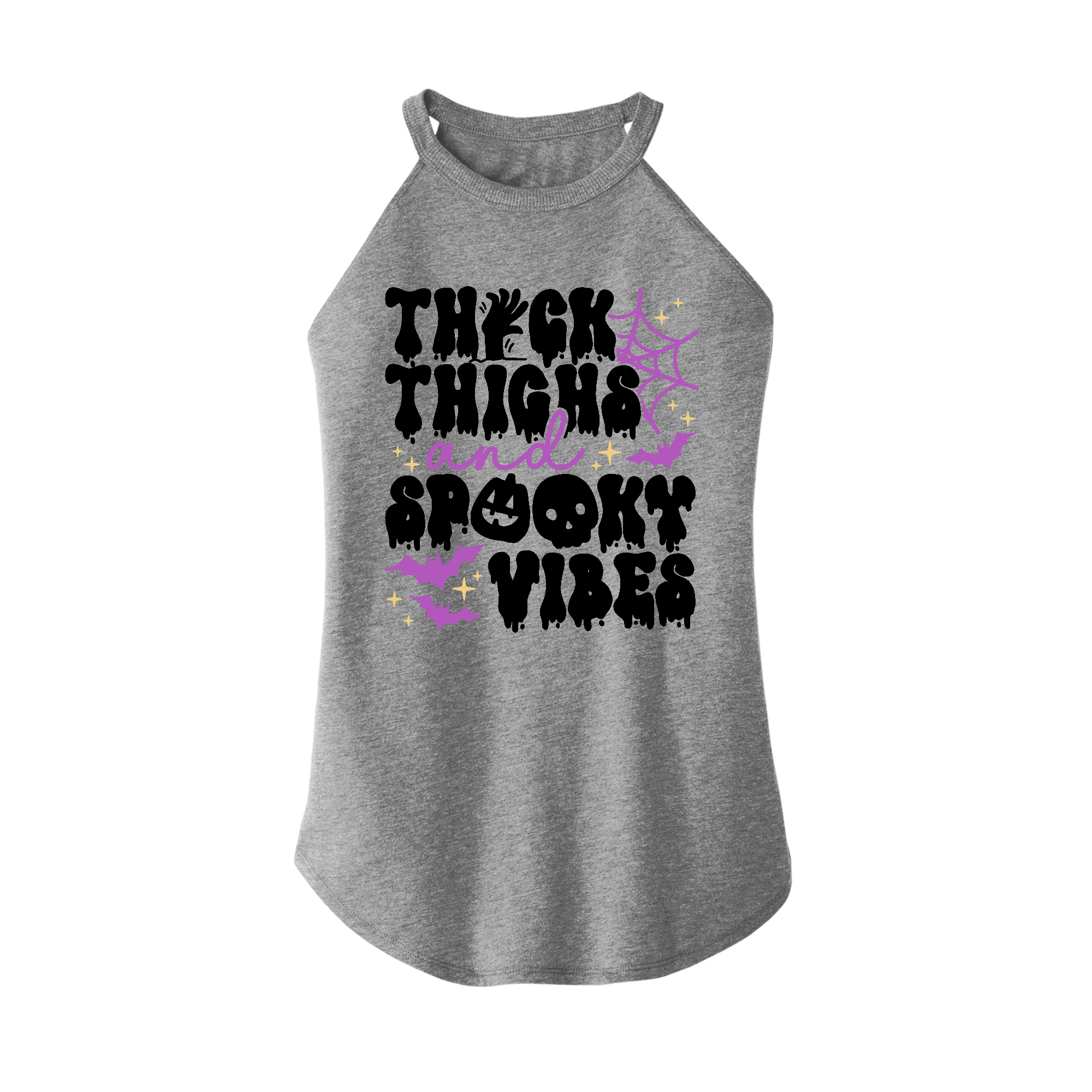 Womens X-Small Grey Rocker Tank Top