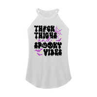Womens X-Small White Rocker Tank Top