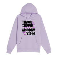 Unisex Small Lilac Pullover Hooded Sweatshirt