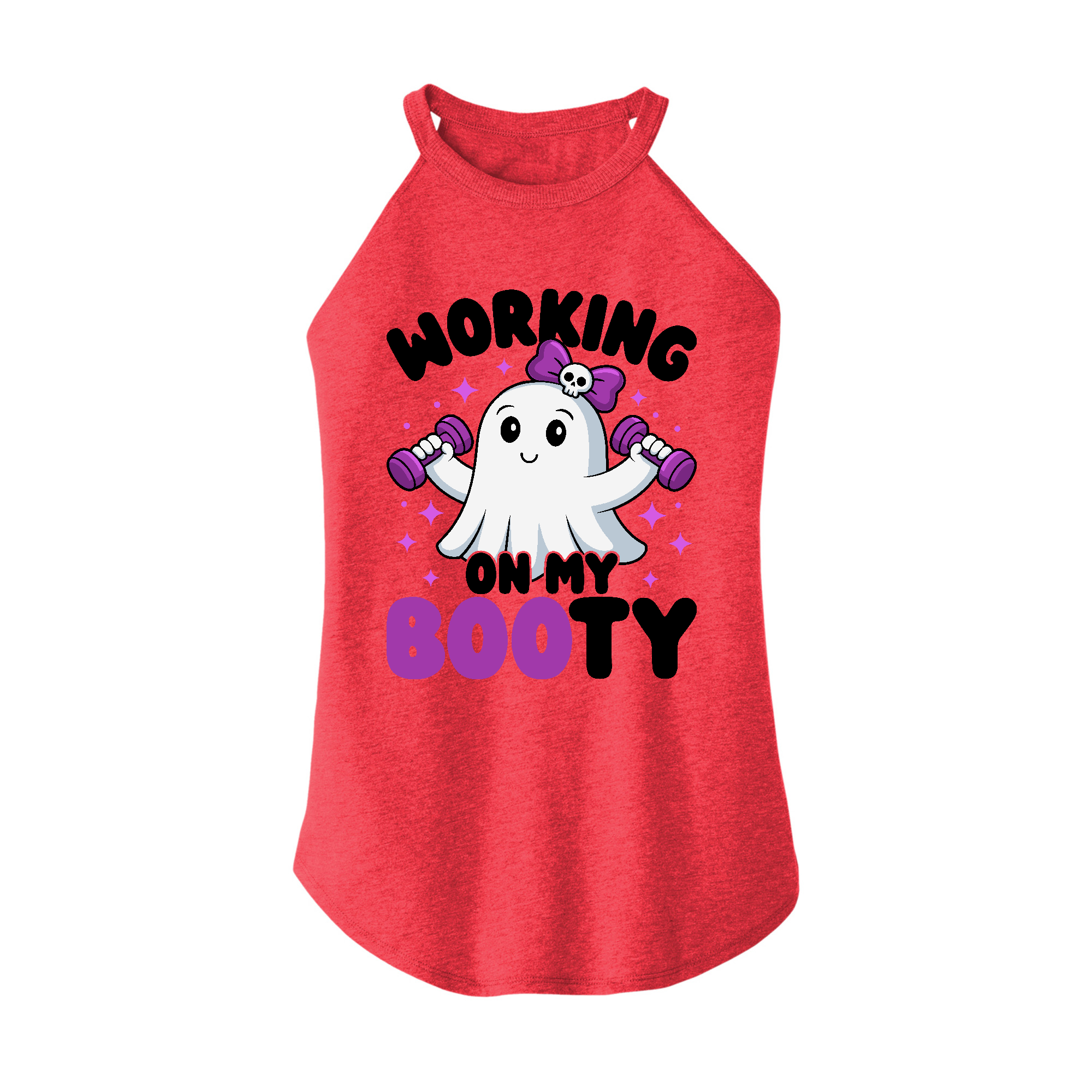 Womens X-Small Red Rocker Tank Top