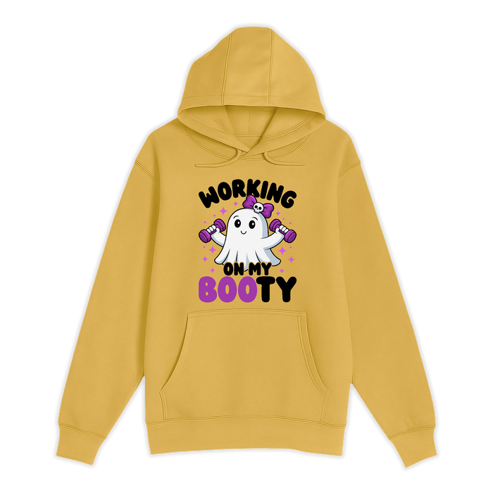 Unisex Small Antique Gold Pullover Hooded Sweatshirt