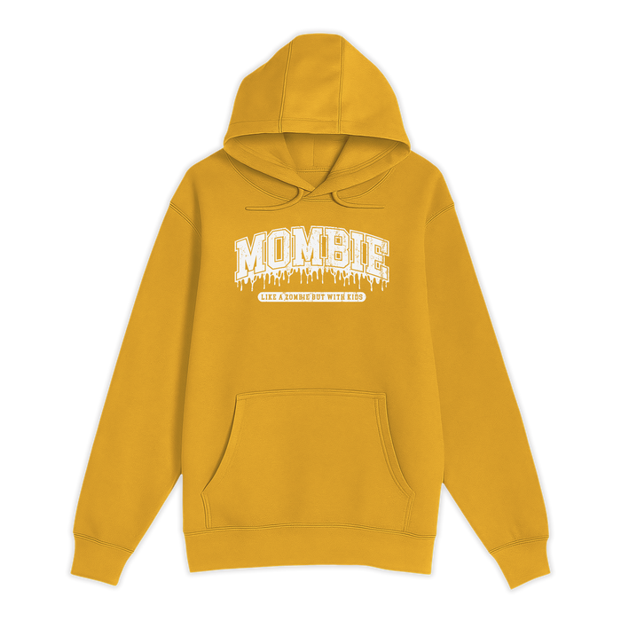 Unisex Small Yellow Pullover Hooded Sweatshirt