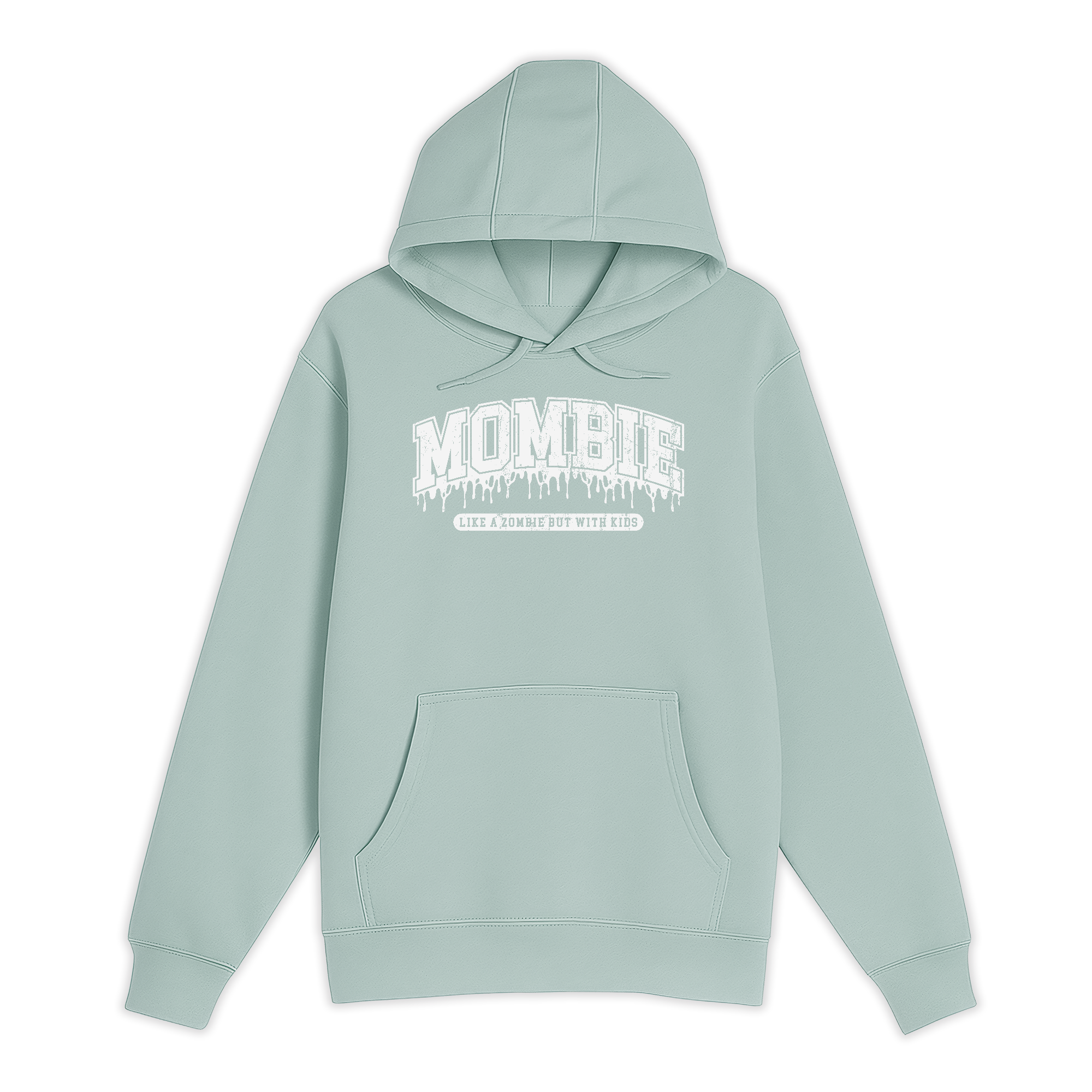 Unisex Small SEA FOAM Pullover Hooded Sweatshirt