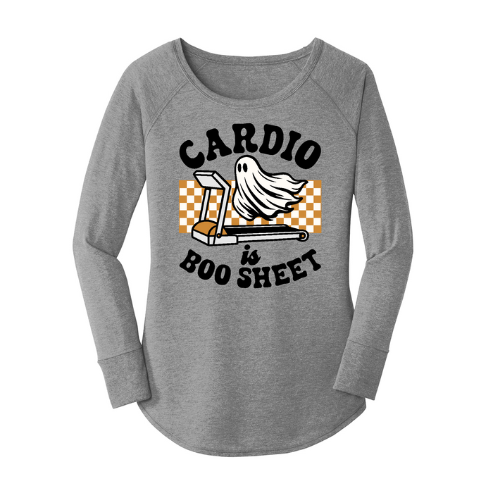 Womens X-Small Grey Long Sleeve Tunic Tee