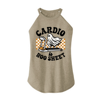 Womens X-Small Sand Rocker Tank Top