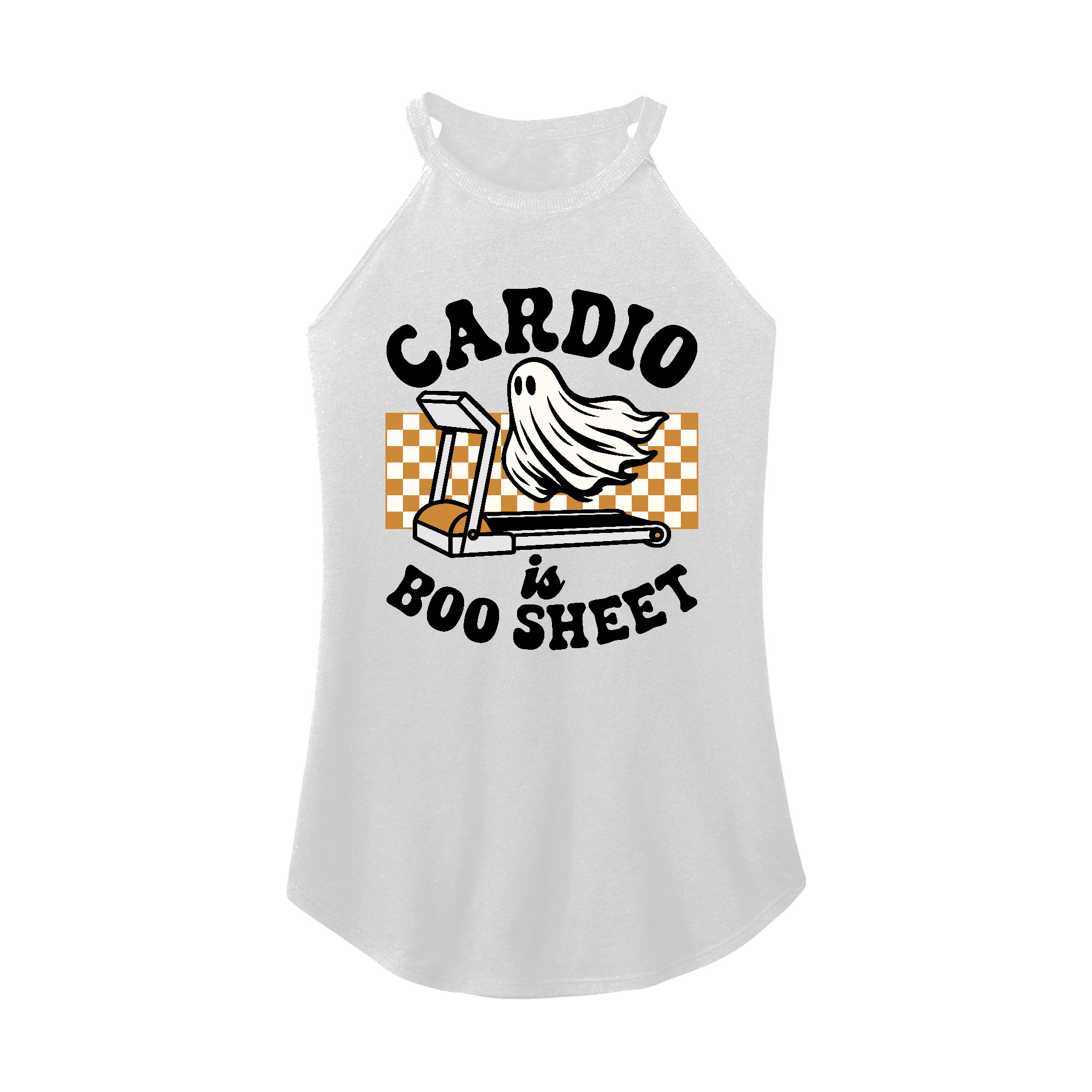 Womens X-Small White Rocker Tank Top