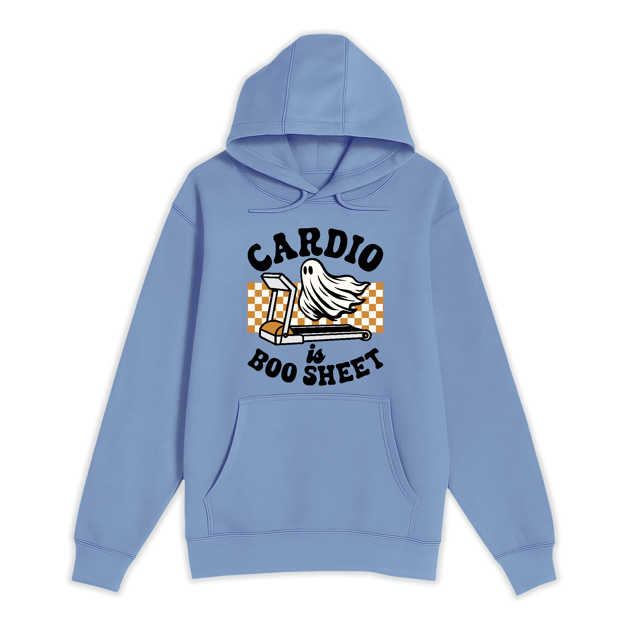 Unisex Small Colony Blue Pullover Hooded Sweatshirt