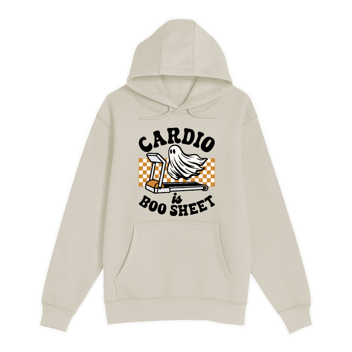 Unisex Small Natural Pullover Hooded Sweatshirt