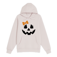 Unisex Small Light Pink Pullover Hooded Sweatshirt