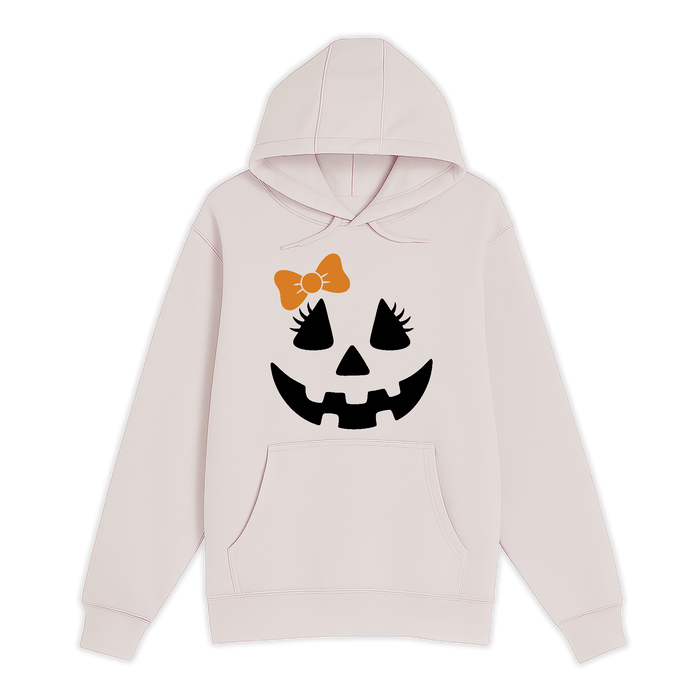 Unisex Small Light Pink Pullover Hooded Sweatshirt