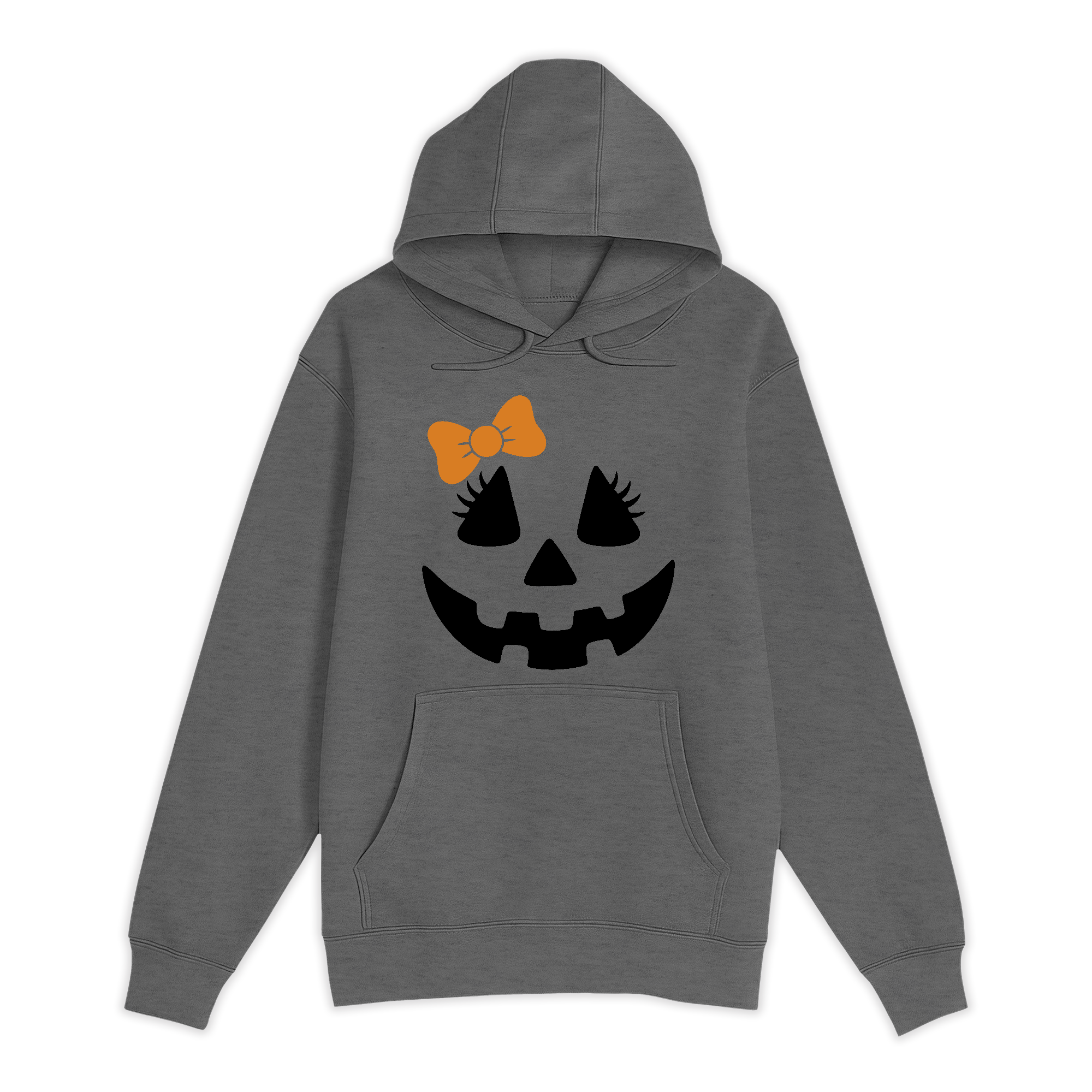 Unisex Small Charcoal Heather Pullover Hooded Sweatshirt