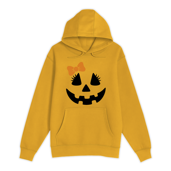 Unisex Small Yellow Pullover Hooded Sweatshirt
