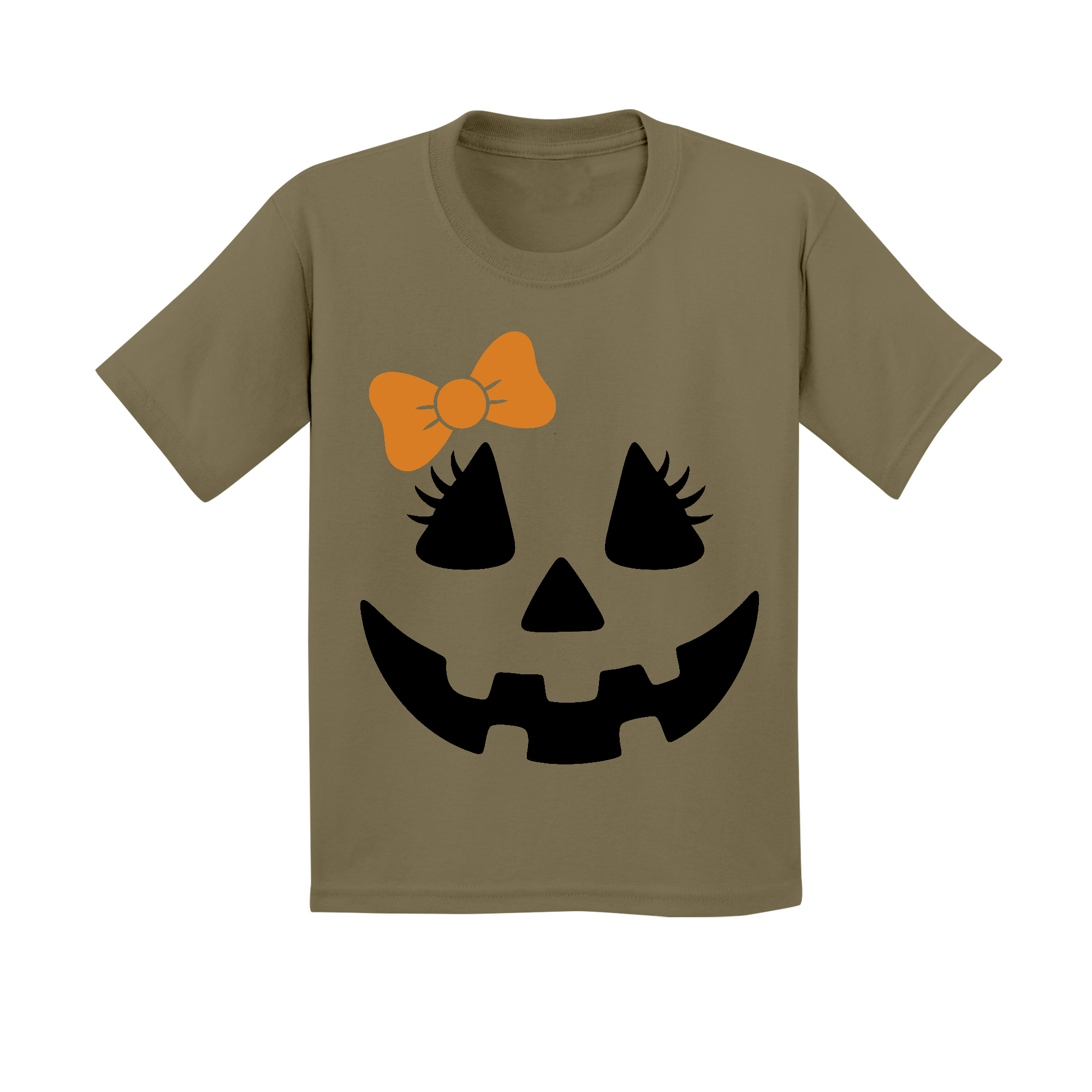 Kids Small Military Green Style_T-Shirt