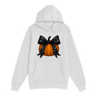 Unisex Small White Pullover Hooded Sweatshirt