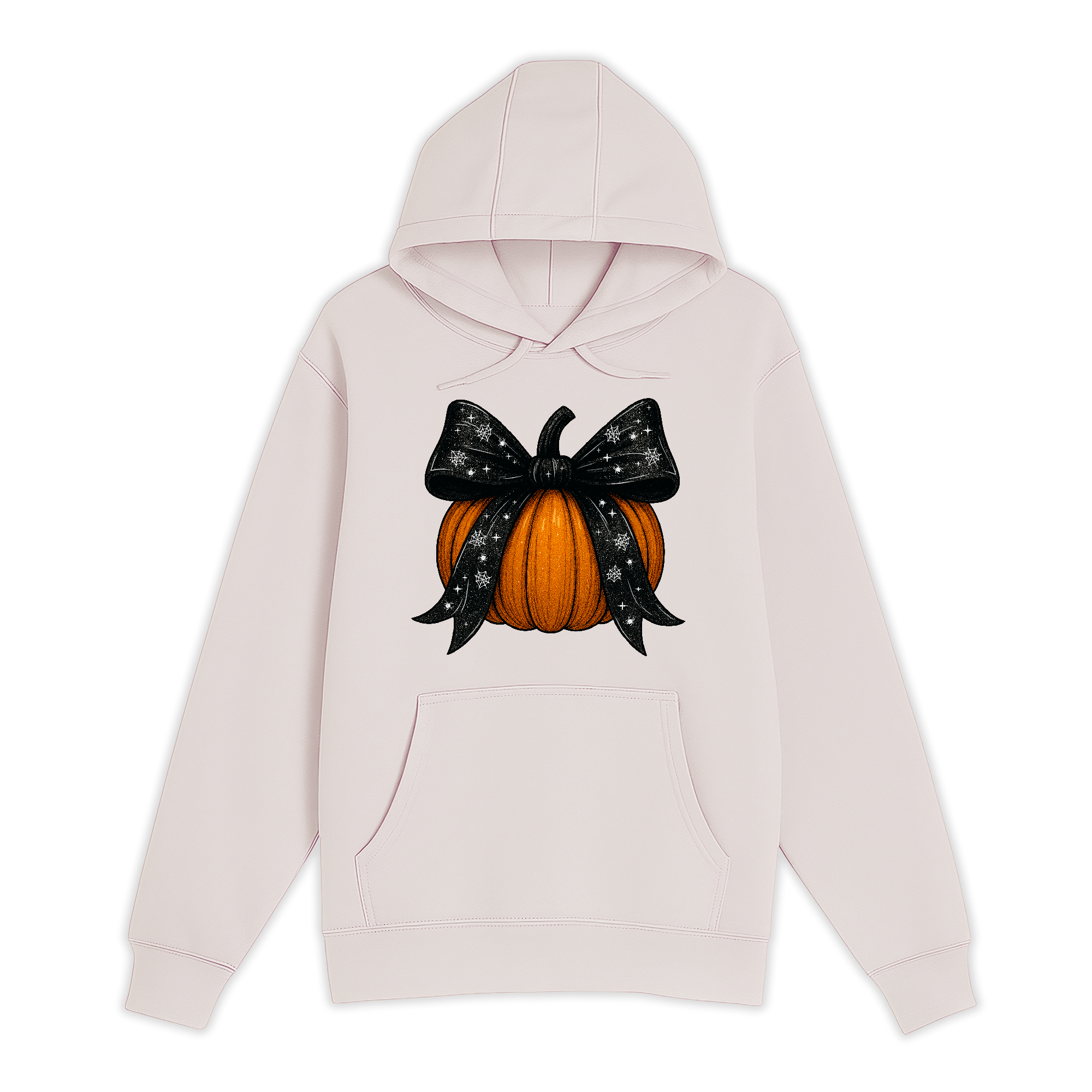 Unisex Small Light Pink Pullover Hooded Sweatshirt
